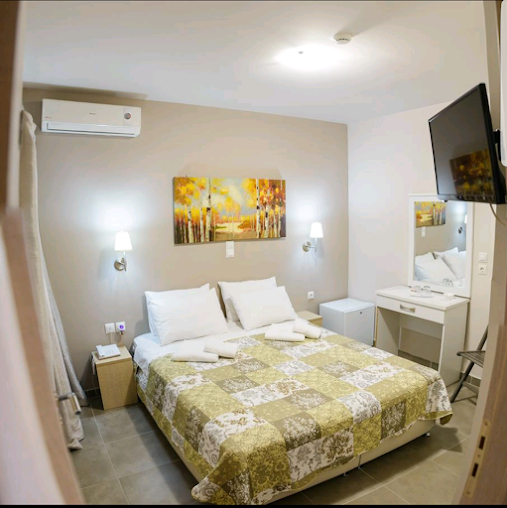Prepared hotel room in Athens