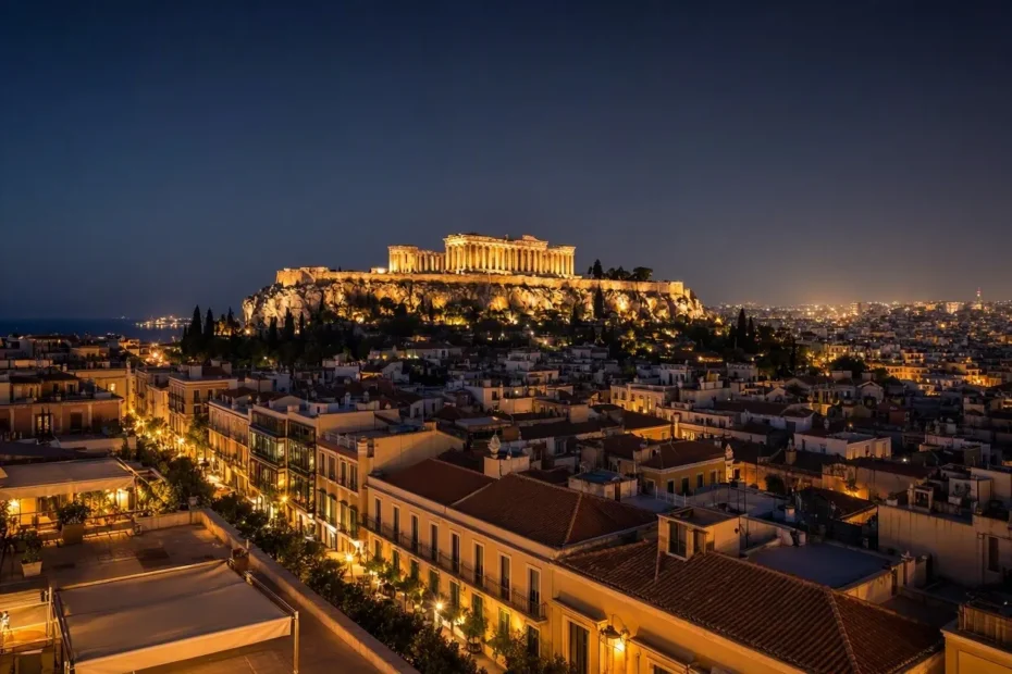Η Αθήνα τη νύχτα - συνοδεία στην Αθήνα οδηγός γραφείου
